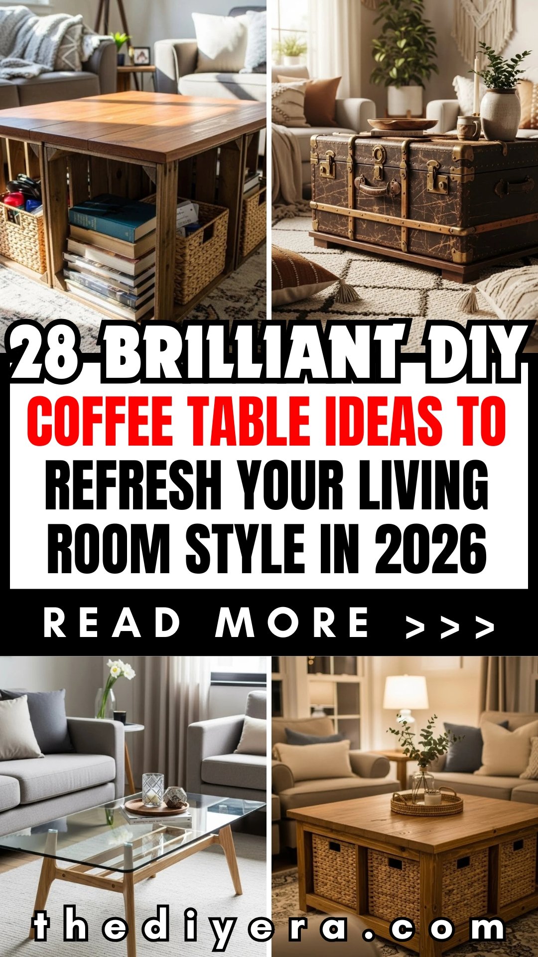 28 DIY Coffee Table Ideas for 2026 – THE DIYERA